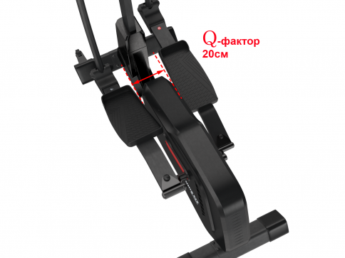 Эллиптический тренажер UNIXFIT SL-400X (коврик 190 см в комплекте) - 13